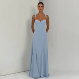 Women Elegant Formal Party Sexy Strap Maxi Dress