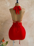 Summer Low Back Sexy Slim Fit Bodycon Dress