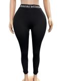 Women See-Through Stretchy Cropped Pants