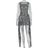 Fashion Slim Fit Women Bodycon Lace-Up Strap Sexy Short Trendy Dress