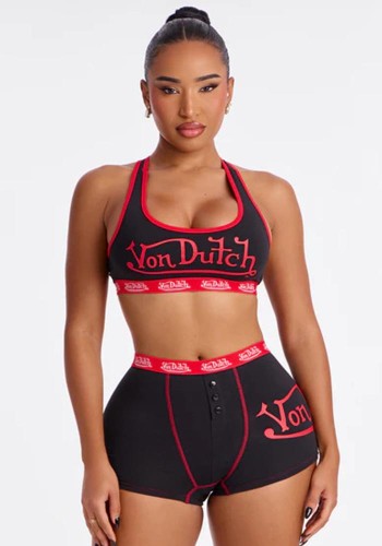 Fashion Sexy Sleeveless Summer Crop Letter Vest Shorts Set