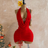 Summer Low Back Sexy Slim Fit Bodycon Dress