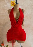 Summer Low Back Sexy Slim Fit Bodycon Dress