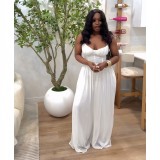 Women Summer African Camisole Elegant Formal Party Jumpsuit