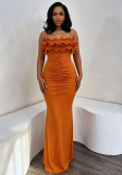 Women Spring/Summer African Sexy Holidays Dress