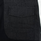 Women Summer Denim Casual Patchwork Dress