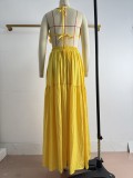 Women Summer African Camisole Top and Skirt Two-Piece Set