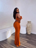 Women Spring/Summer African Sexy Holidays Dress