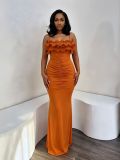 Women Spring/Summer African Sexy Holidays Dress