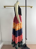 Women Bohemian Holidays Patchwork Skirt