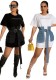 Women Summer Denim Casual Patchwork Dress