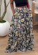 Women Summer African Holidays Casual Printed Pocket Wide-Leg Trousers