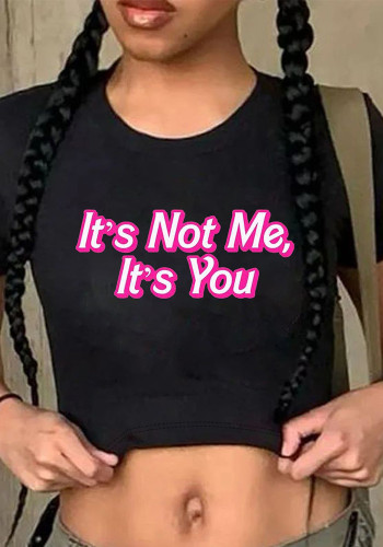 Women Printed Crop Top T-Shirt