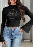 Women Bell Bottom Sleeve Top