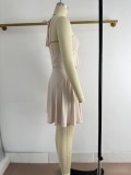 Women Spring/Summer African Halter Neck Holidays Sexy Maxi Dress