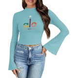 Women Bell Bottom Sleeve Top