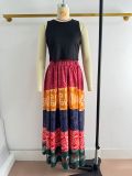 Women Bohemian Holidays Patchwork Skirt