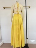 Women Summer African Camisole Top and Skirt Two-Piece Set