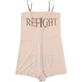 Spring Summer Women's Letter Print Bodycon Strap Jumpsuit
