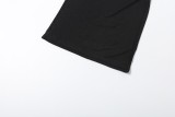 Women's Pearl Embellished Bandeau Top and Low-Waist Bodycon Maxi Skirt Set