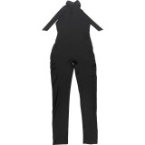 Spring Women's Halter Neck Low Back Tight-Fitting Jumpsuit