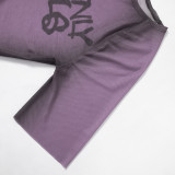 Women's Summer See-Through Printed Seamless Long Sleeve Top