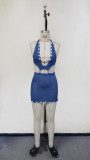 Women's Solid Color Casual Beach Swim Cover-Up Dress