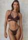 Women's Lace-Up Two-Piece Bikini Swimsuit