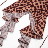 Summer Women Casual Sleeveless Halter Neck Top Printed Shorts Set