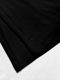 Summer Women Casual Street Halter Top & High Waist Wide Leg Pants Set