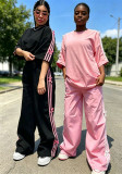 Women Bow Loose Casual Trendy Two-Piece Pants Set