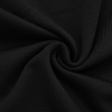 Summer Women Solid Color Slash Shoulder Hollow Out Open Waist Jumpsuit