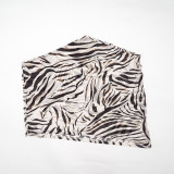 Women Sexy See-Through Mesh Cover Up Printed Dress Set