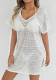 Holiday Women's Sexy Deep V Slit Lace Beach Cover-Up Dress