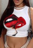 Summer Women's Slim Fit Fashion Printed Tank Top