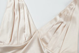 Women's Sexy Chic Halter Neck V-Neck Slit Formal Dress
