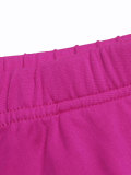 Women's Solid Strapless Crop Top Elastic Waist Shorts Two-Piece Set