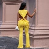 Women Sexy Backless Bodycon Jumpsuit