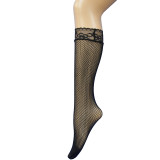 Women mid-calf lace ankle stockings with striped colors