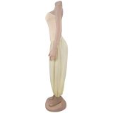 Women Sexy Strapless Jumpsuit