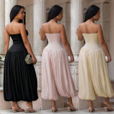 Women Sexy Strapless Jumpsuit