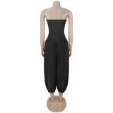 Women Sexy Strapless Jumpsuit