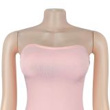 Women Sexy Strapless Jumpsuit