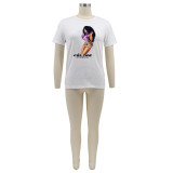 Women Summer Printed Short Sleeve T-Shirt