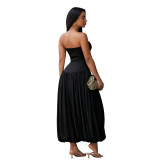 Women Sexy Strapless Jumpsuit