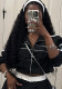 Women Sexy Long Sleeve Zipper Color Block Top Jacket