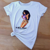 Women Summer Printed Short Sleeve T-Shirt