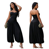 Women Sexy Strapless Jumpsuit