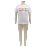Women Summer Printed Short Sleeve T-Shirt