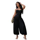 Women Sexy Strapless Jumpsuit